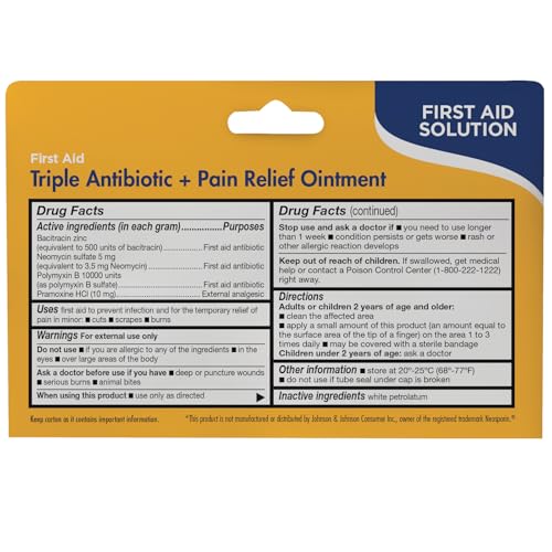TheraCare Triple Antibiotic & Pain Relief Ointment, 1 oz