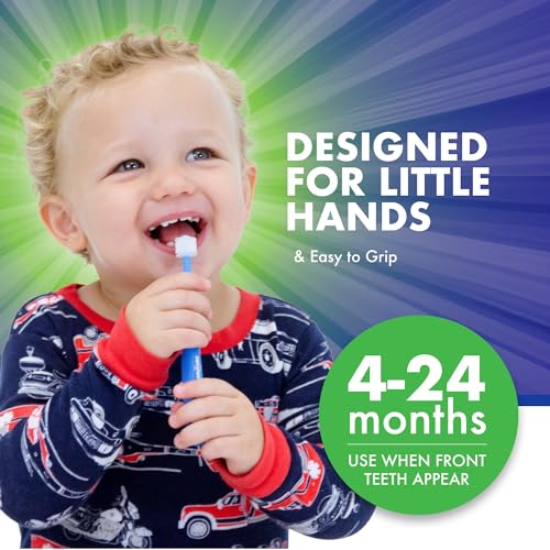 Brilliant Oral Care Bundle; Pack of 1 Baby and Child Toothbrush with Soft Bristles and Round Head - Pink & Pack of 1 Kids Fluoride Free Toothpaste, Spry Gel with Xylitol, Strawberry Banana Flavor