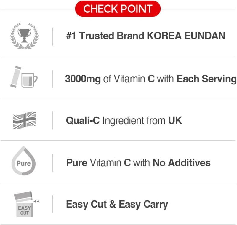 MEGADOSE Vitamin C Powder 3000mg, High Content Vitamin 3g*100 Sticks, Total 300g, Easy Cut Sachets