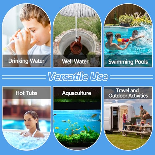 Coliform Bacteria Water Test Kit: 12-Pack Water Bacteria Test Kit Easy At-Home Well Water, Tap, Pool, Spring, Pond, Lake Drinking Water Quality Test 12 Tests