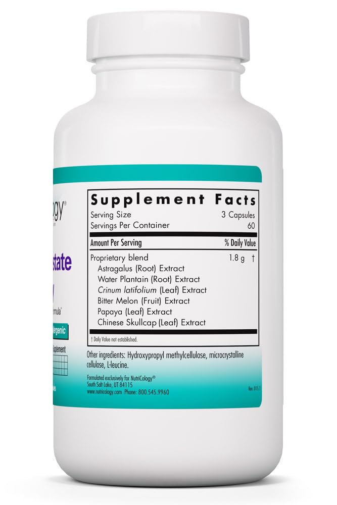 NutriCology Healthy Prostate and Ovary Herbal Blend, 180 Count | Crinum Latifolium Herbal Blend for Hormone Support in Men and Women, Hypoallergenic, 60 Servings