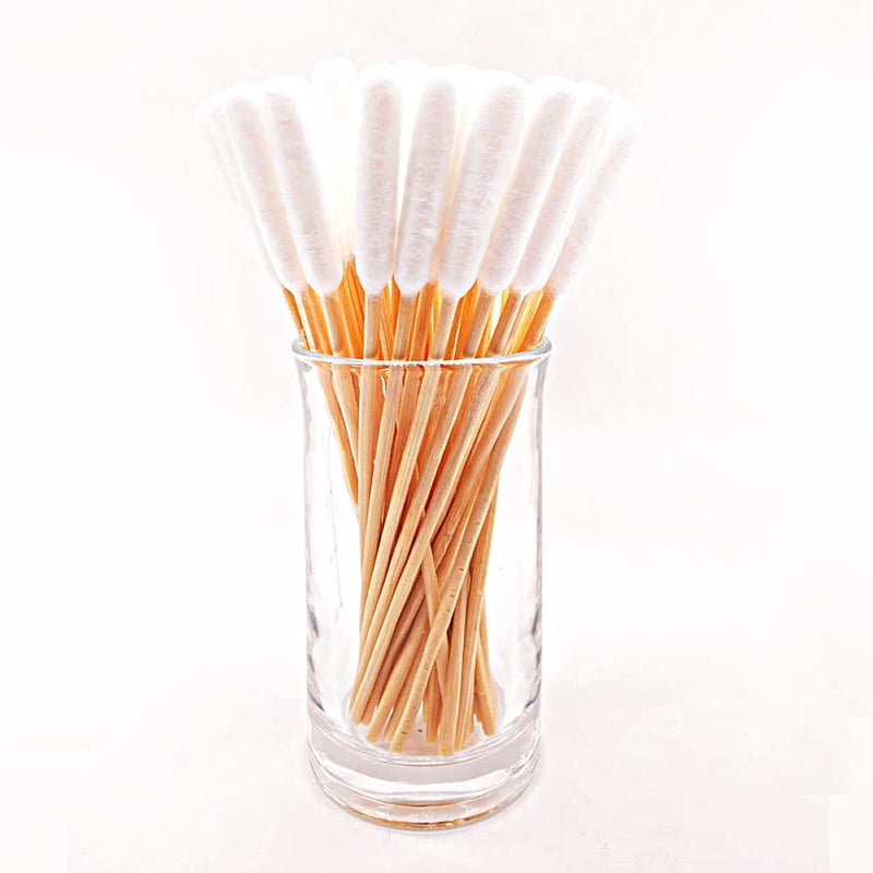 Cotton Ear Buds Swabs for Dogs & Cats, Ear Wax Infection Removal, Itchy Ear, Eye Cleaning and general Pet Cleaning 15cm long (pack of 50)