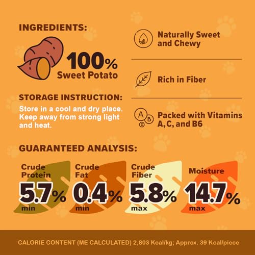 Digestive Wellness for Dogs – Pumpkin Powder & Sweet Potato Chews – High Fiber Natural Digestive Support, Healthy Treats & Food Topper