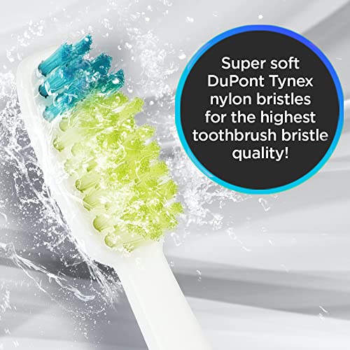 Voom Sonic Go 1 Series Travel Electric Toothbrush + 4PK Brush Heads, Travel Toothbrushes - Battery Operated Toothbrush for Adults & Kids, Portable with 2 Minute Timer (Yellow)
