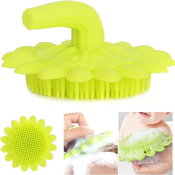 Baby Shampoo Brush, Convenient Thin Hair Baby Bath Brush for Baby Bathroom (Green) -  Australia