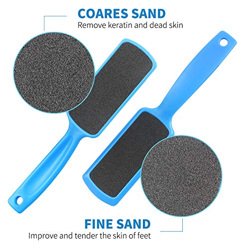 Fu Store Pedicure Foot Files Callus Remover with Double Sided Feet Rasp 1 Count (Pack of 3)