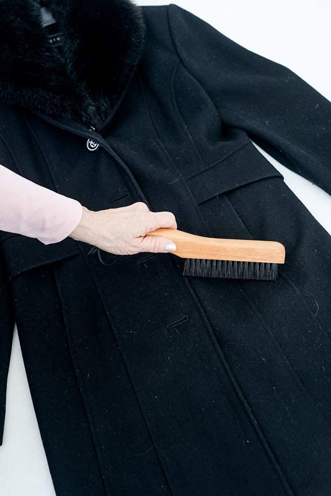Clothes Brush Garment Brush-USA-Lint Brushes for Clothes, Lint Remover for Clothes 100% Boar Bristle Men's Wool Suit Brush, Suede, Furniture and Upholstery, Hat Brush - BeesActive Australia