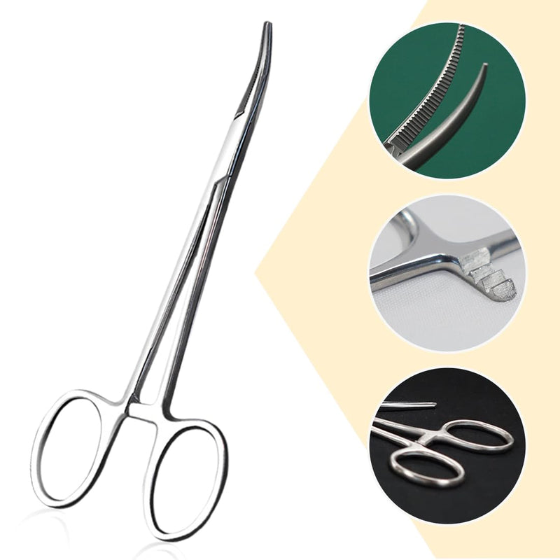 MWUMRCM Dog Ear Plucking Pliers, 1 Piece Non-Slip Clamp Nurse, Artery Clamp Fishing, Ear Cleaner Dog, Dog Hair Removal Ear for Removing Lice Pet Ear Canals - BeesActive Australia