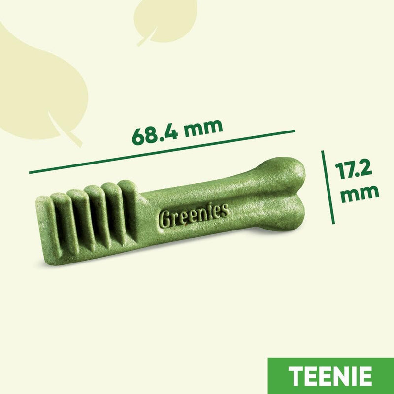 GREENIES Dental Sticks for small dogs weighing 2 to 7 kg - 43 chew sticks - Veterinary certified oral hygiene treats, 340g