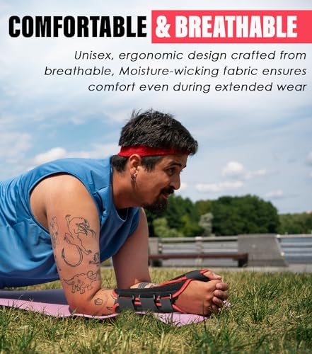 MAXAR Advanced Wrist Brace with Thumb Spica Splint, Providing Effective Support for Dequervains Tendonitis, Carpal Tunnel, and Arthritis Pain, Best Wrist Brace with Thumb Stabilizer (Left Hand, S) Small Left Hand