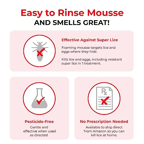 Vamousse PRO Lice Emergency Kit, Mousse, Shampoo & Spray, Kids & Adults Pro Kit