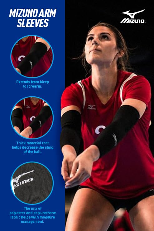 Mizuno Arm Sleeves Grey OSFM
