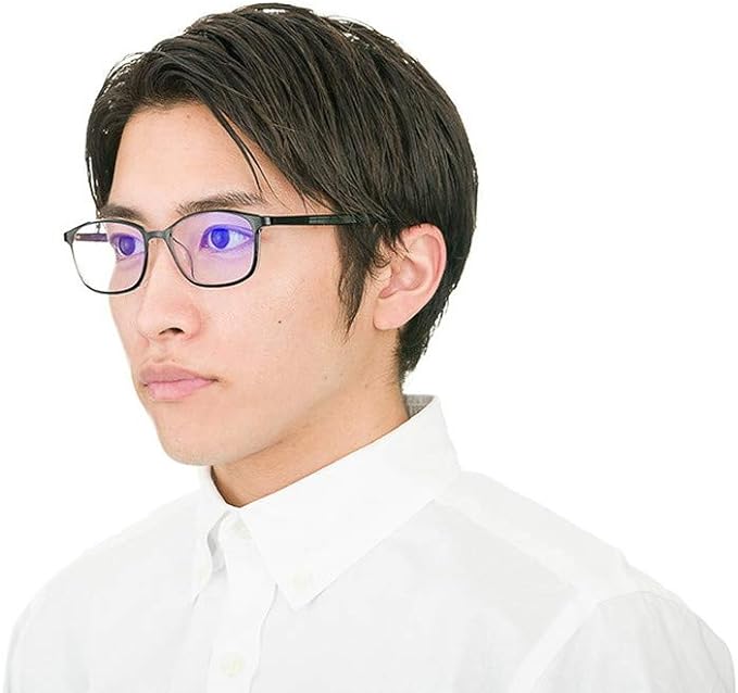 Zoff Wellington Type PC Glasses (No Prescription) PC Ultra Type PC Transparent Lens PC Glasses PC Glasses PC Glasses Men Women Stylish [54 □ 17-138] - BeesActive Australia