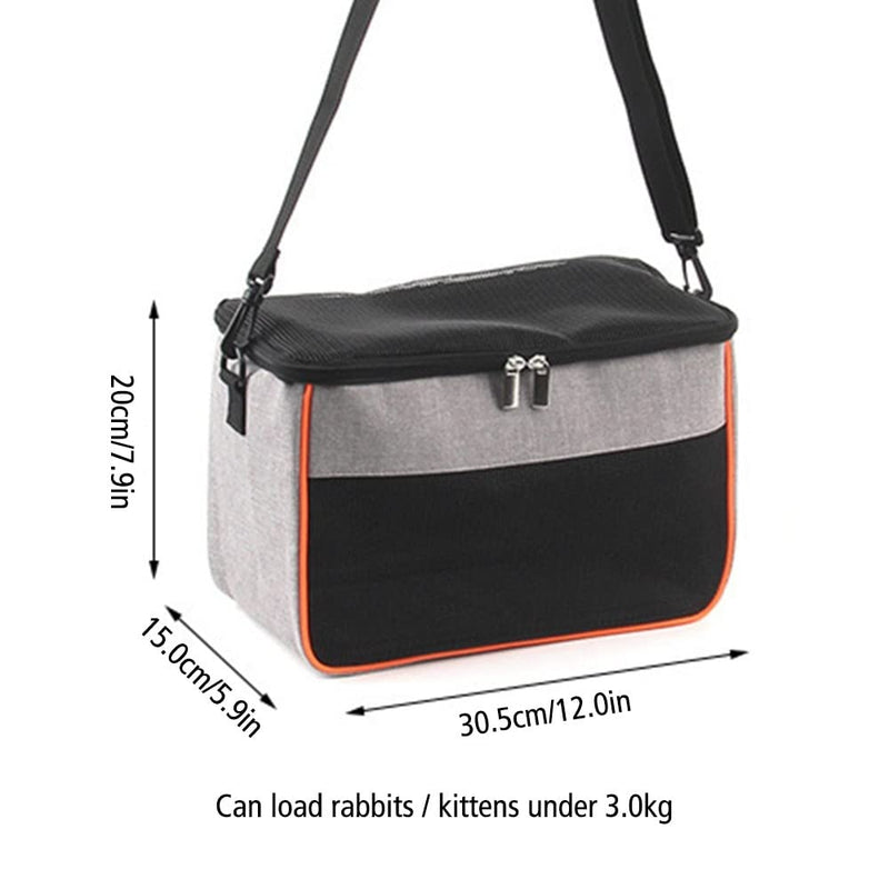 Hamster Carrier Bag, Small Pet Portable Travel Bag with Zipper Breathable Guinea Pig Carrier Bag for Gerbils Mice Rats Rabbits Squirrels Kittens XXL - BeesActive Australia