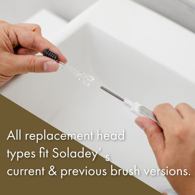 Soladey5 Ionic Toothbrush, Blue, Large Solar Panels and TiO2 Semiconductor, You can Brush Without Toothpaste
