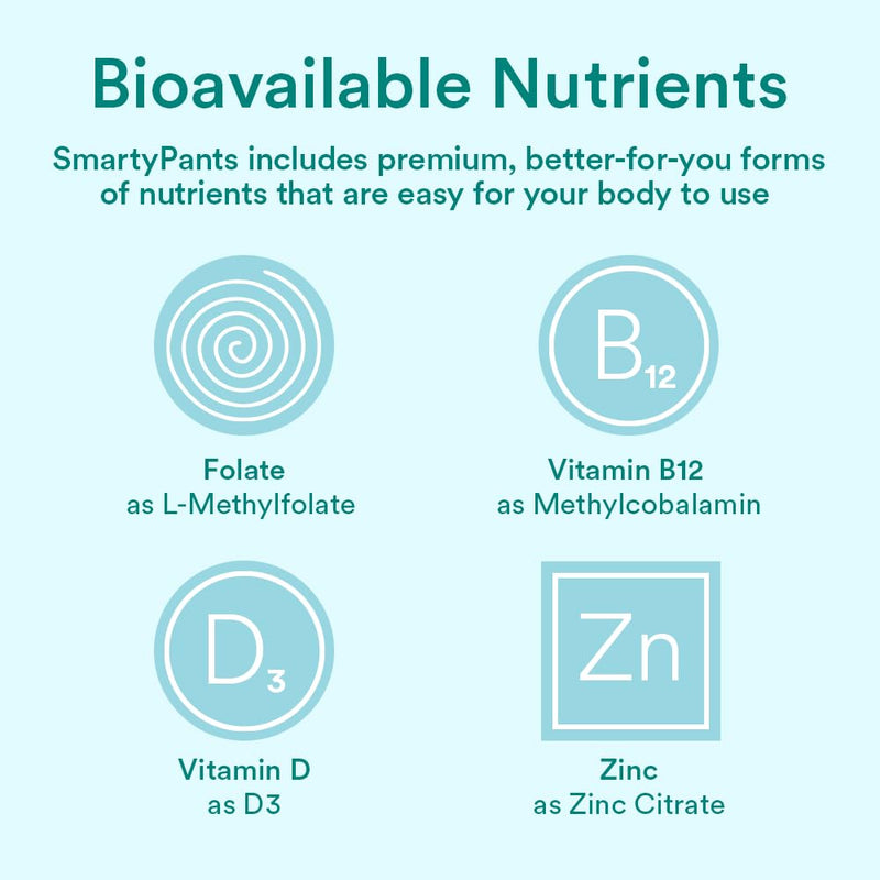 SmartyPants Prenatal Vitamins for Women, Multivitamin Gummies: Omega 3 Fish Oil (EPA/DHA), Biotin, Methylfolate, Vitamin D3, C, Vitamin B12, B6, A, K & Zinc, Inositol, 80 Count (20 Day Supply) 20 servings, 80 Count Discontinued - 20 Day Supply