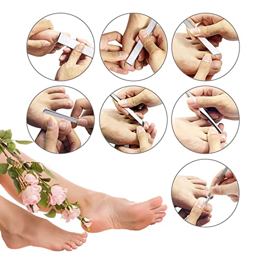 Pedicure Knife Set-7pack, Ingrown Toenail Knife Tools with Portable PU Storage Bag, Superior Steel Nail Knives Cuticle Remover, Professional Foot Repair Kit for Dead skin and Calluses