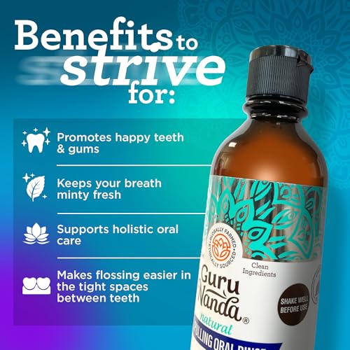 GuruNanda Complete Whitening Kit – 7-Day Whitening Trays + CocoMint Oil Pulling 8 Oz for Enhanced Oral Care, for Deep Clean, Fresh Breath & Brighter Teeth