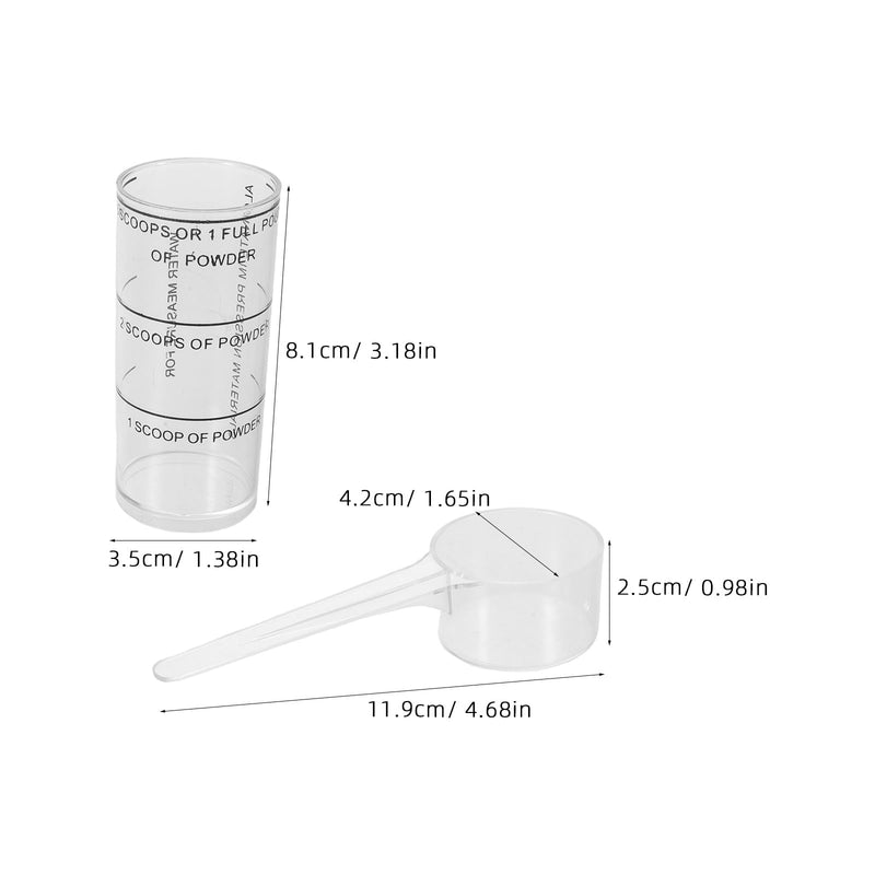 4 Sets Dental Laboratory Mixing Bowl Cup Pot for Alginate Plaster Material Bowls - Alginate Mixing Equipment 3.19x1.38x1.38in