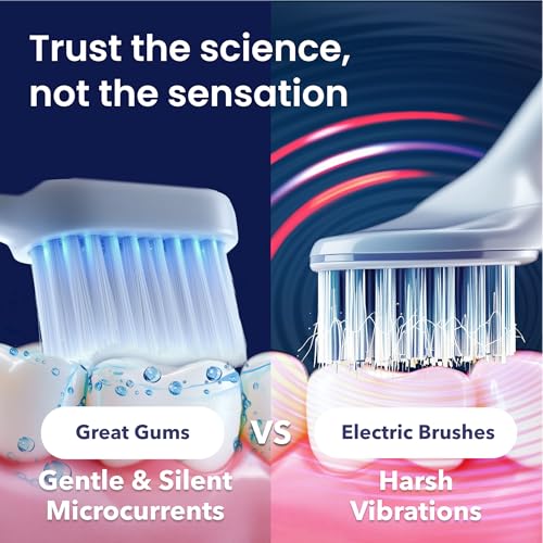 Extra Soft Toothbrush for Sensitive Gums, Plaque Remover Oral Care Bioelectric Brush