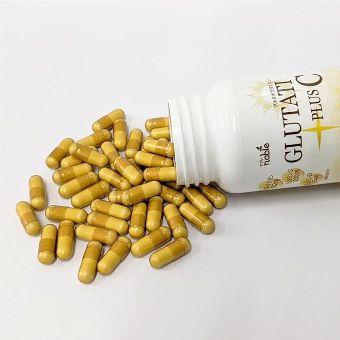 GLUTATI PLUS C 30 days supply 60 tablets Contains glutathione Yeast extract Made in Japan Nutritionally functional food (vitamin C) Vitamin D GLUTATI PLUS C Health food For those concerned about UV ra - BeesActive Australia