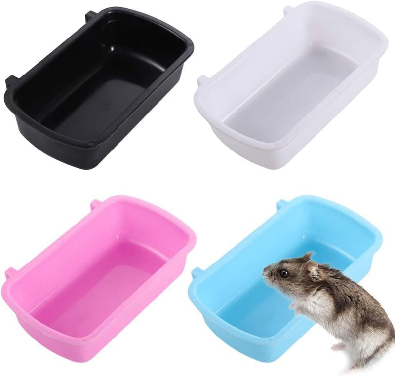Small Animal Feeder Bowl, Hanging Cups for Birds, Hamsters, Mice, Rats, Bath Food Water Bowls, Blue - BeesActive Australia