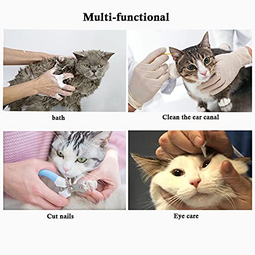 Mash Cat Grooming Bag and Cat Comb, Polyester Wash Bag Cat Accessories Pet Products Cleaning Supplies Adjustable Bath - BeesActive Australia
