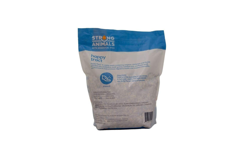 Strong Animals Happy Tract (5lb) & Prebiotics + Probiotics (30 Servings) - Daily Chicken Treats & Water Additives, Digestive & Immune Support for Chickens & All Poultry