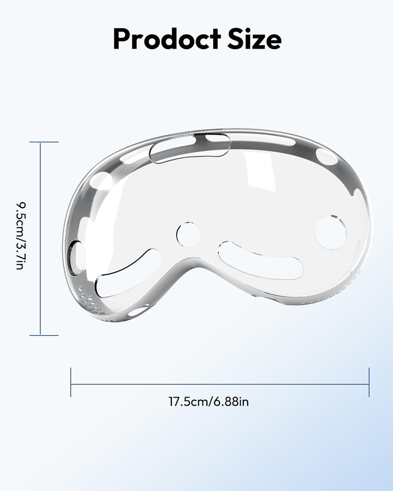 Compatible with Apple Vision Pro Case-made of TPU, scratch-resistant, durable and impact-resistant, non-slip, full protection, compatible with VR headsets, non-slip and scratch-resistant - BeesActive Australia