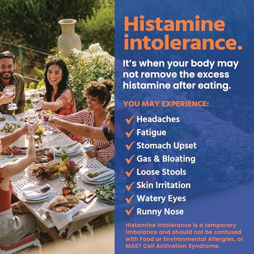 HISTAsolv Extra Strength - DAO Enzyme Supplements - Histamine Blocker 60 Ct 60 Count (Pack of 1)