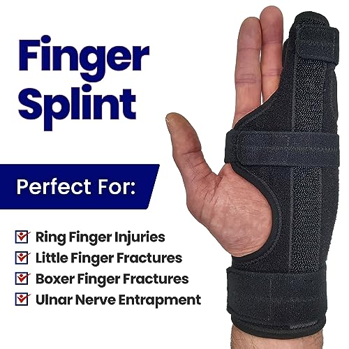 Metacarpal Finger Splint (Right Large/XL) + Finger Splints Bundle