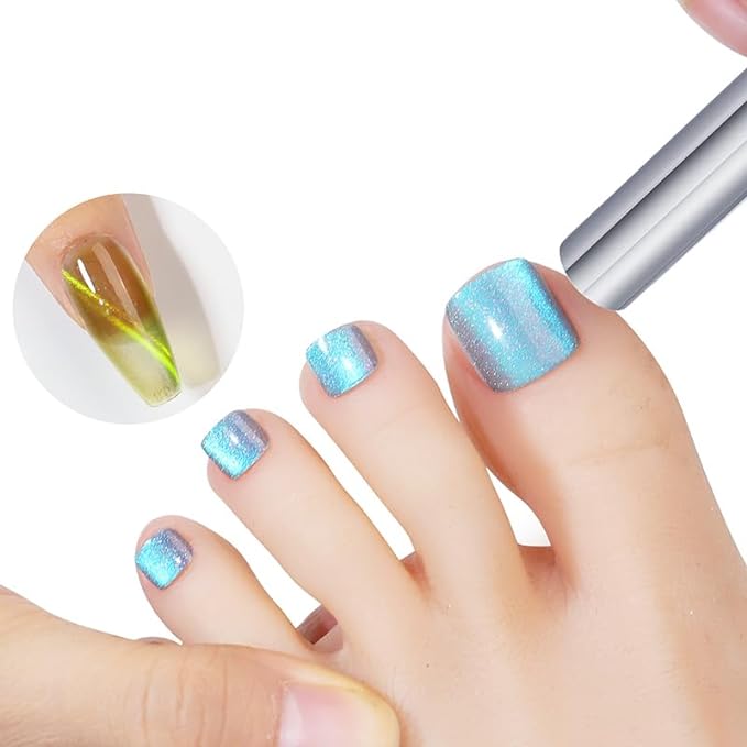 Ladruph Nail Tools Nail Magnets Cat Eye Stick Magnet Cylinder Shape Magnetic Slice Magnetic Stick Portable Suction 3D Tips Magnetic Stick UV Gel Polish Gradient Rod Manicure Nail Art Tool -  Australia