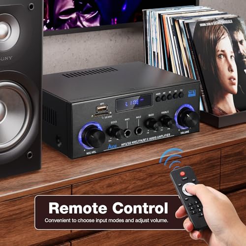 Facmogu AK-50 Bluetooth Stereo Audio Amplifier, RMS 50Wx2 Stereo Receiver