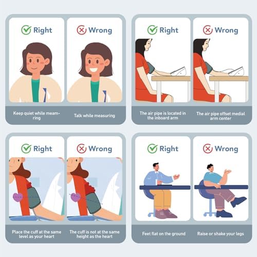 Arm Blood Pressure Monitor,maguja Blood Pressure Machine,BP Monitor Automatic Upper Arm Digital with Blood Pressure Cuff for Home Use Black