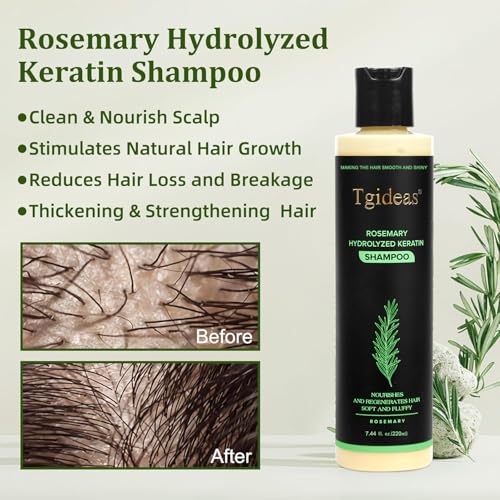 Tgideas Rosemary Biotin Volumizing Shampoo for Thinning Hair, 2Pack Rosemary - Shampoo*2(14.8 Fl Oz)
