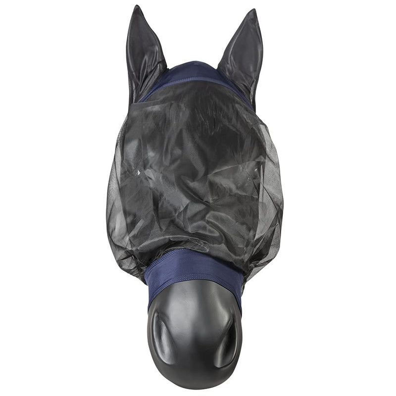 Pfiff 101977 Fly Face Mask, Fly Protection, Insect Protection, Blue, Full L (Full/Warmblood) - BeesActive Australia