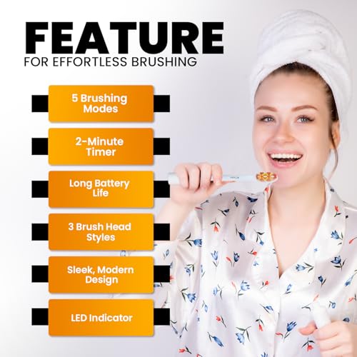 Brio SmartClean Sonic Electric Toothbrush