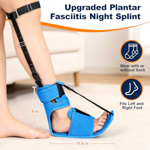Upgraded Plantar Fasciitis Night Splint for Plantar Fasciitis Relief