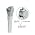 2PCS Dental Air Water Spray Syringe Triple 3 Way 2 Nozzles Tips Metal Handle + 4Pcs Metal Alloy Nozzles/Tips/Tube
