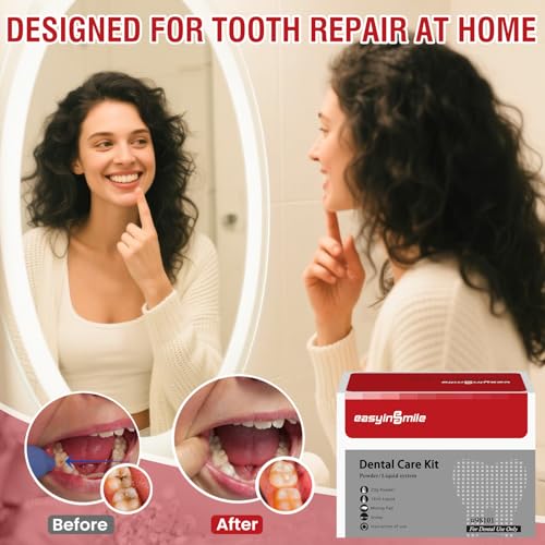 Tooth Repair Kit for Broken Teeth with Zinc Oxide Eugenol Dental Cement