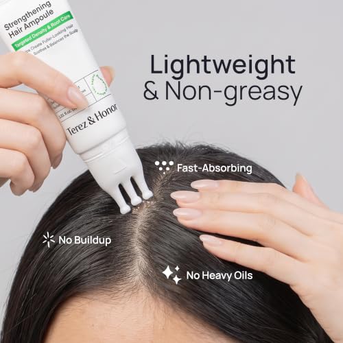 Scalp Serum Strengthening Hair Ampoule - Korean Cooling Hair Growth Serum