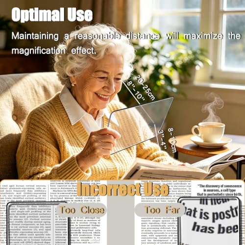 3X Fresnel Lens Page Magnifying Sheet Bulk Set 30Pcs 30