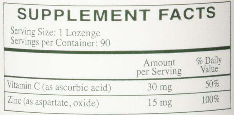 Rx Vitamins Zinc Lozenges, 90 Lozenges