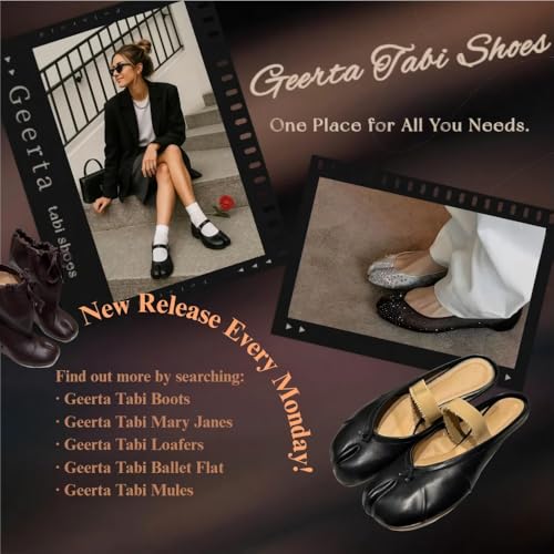 Tabi Shoes Women Mary Janes Ballet Flat - Low Top Split Toe Orthopedic Cute Casual Comfortable Walking Lightweight Female Solid All-Match for Daily Wear Beach Travel Athleisure Standing All Day White 7