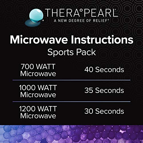 TheraPearl Reusable Hot Cold Pack, Sports Ice Size Pack with Gel Beads for Athletes, Flexible Hot & Cold Compress for Arthritis Pain Relief, Swelling, Sports Injuries, Cooling & Heating Pad