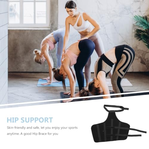 Totority Breathable Hip Brace Hip Stabilizer Brace with Aluminum Splint Support Protection Guard for Sprain Protection Running Cycling Weightlifting Basketball Tennis Volleyball