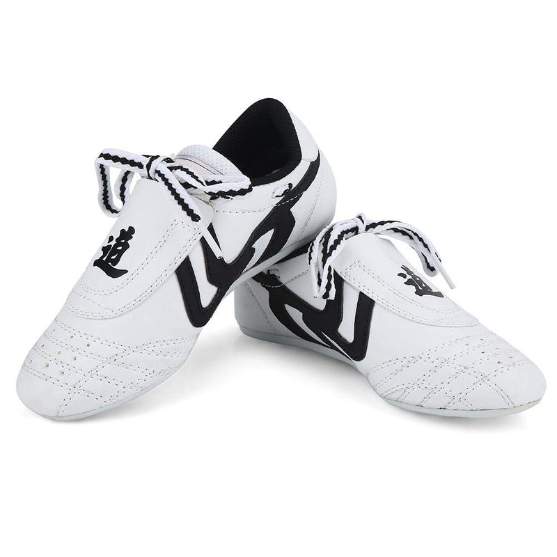 Dilwe Taekwondo Shoes, Kung Fu Taekwondo Indoor Mat Training Shoes 10 Sizes Soft Rubber Soles Martial Arts Sneaker for Women Men Kong Fu Taichi (36)