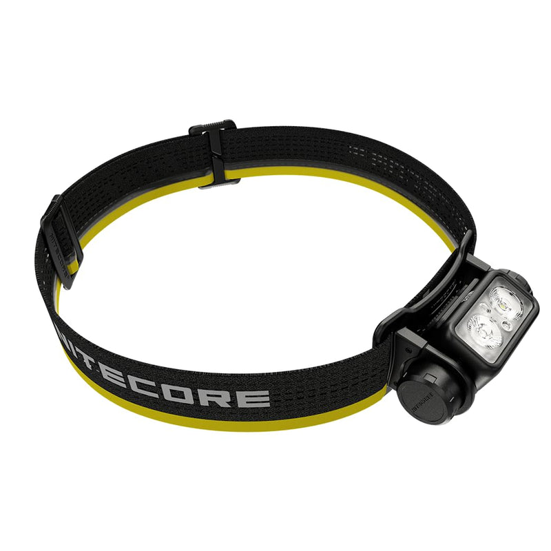 Nitecore NU43 Rechargeable Headlamp, 1400 lumens USB-C Bright Lightweight for Camping, Running, or Working, with Spotlight, Floodlight, Red Light, Including NitecoreS Sticker - BeesActive Australia