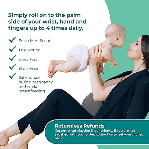 Carpal Tunnel Roll On for Wrist Pain and Hand Pain, 3 Fl Oz/88 mL