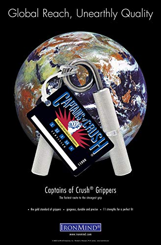 IronMind Captains of Crush (CoC) Hand Gripper - The Gold Standard of Grippers | The World's Leading Hand Strengthener 3. Trainer (100 lb)